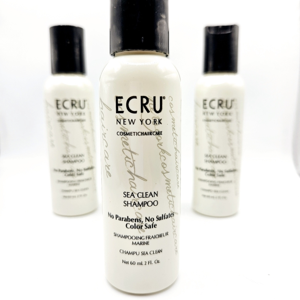 ECRU Sea Clean Shampoo Bundle of 4 bottles 2 oz each New